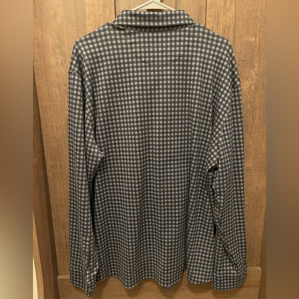 Johnston & Murphy Double Layer Button-Front Knit … - image 2